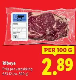 Lidl Ribeye aanbieding