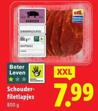Lidl Schouder filetlapjes aanbieding