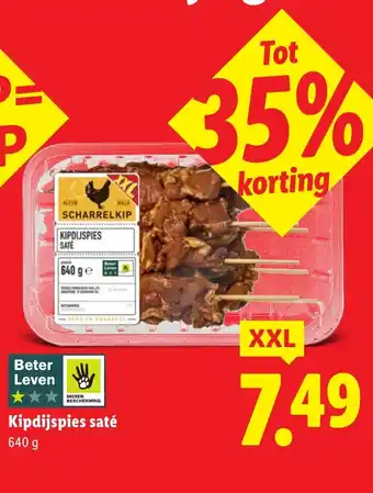 Lidl Kipdijspies saté aanbieding