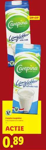 Lidl Campina Langlekker aanbieding