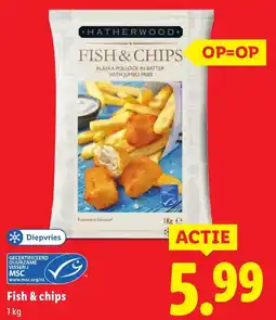 Lidl Fish & chips aanbieding