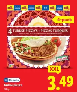 Lidl Turkse pizza's aanbieding