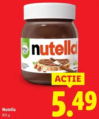 Lidl Nutella aanbieding