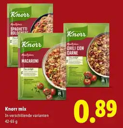 Lidl Knorr mix aanbieding