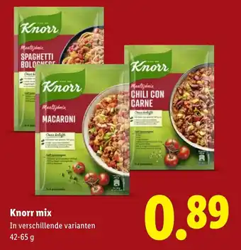 Lidl Knorr mix aanbieding