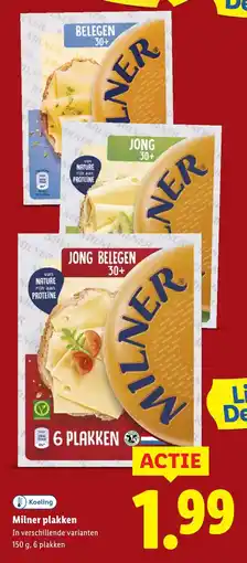 Lidl Milner plakken aanbieding