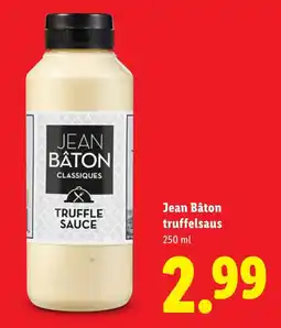 Lidl Jean Bâton truffelsaus aanbieding