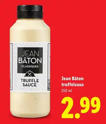 Lidl Jean Bâton truffelsaus aanbieding