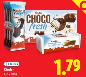 Lidl Kinder aanbieding