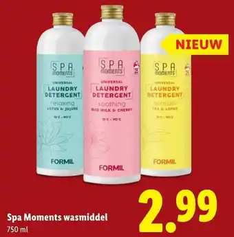 Lidl Spa Moments wasmiddel aanbieding