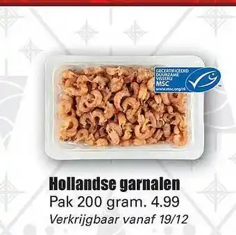 Dirk Hollandse Garnalen aanbieding