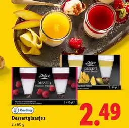 Lidl Dessertglaasjes aanbieding