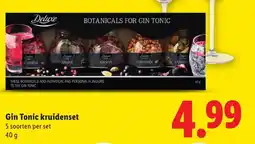 Lidl Gin Tonic kruidenset aanbieding
