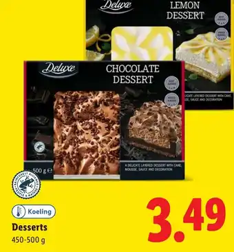 Lidl Desserts aanbieding