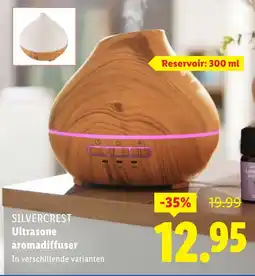 Lidl Silvercrest Ultrasone aromadiffuser aanbieding