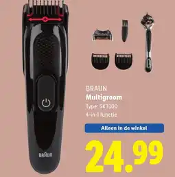 Lidl Braun Multigroom aanbieding