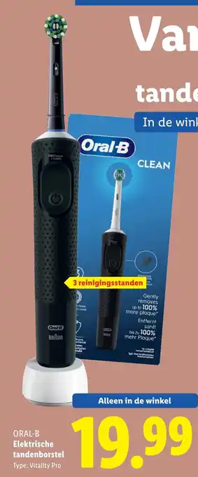 Lidl Oral-B elektrische tandenborstel aanbieding