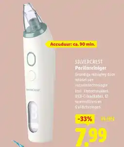 Lidl Silvercrest Poriënreiniger aanbieding