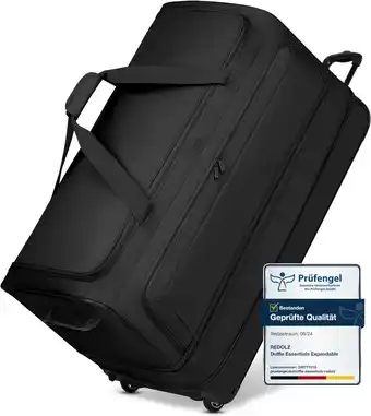 Amazon REDOLZ Duffle Essentials Wheeled Duffle Exp. XXL Black aanbieding
