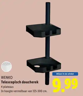 Lidl Wenko Telescopisch doucherek aanbieding