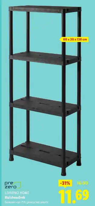 Lidl Livarno home Huishoudrek aanbieding