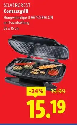 Lidl Silvercrest contactgrill aanbieding
