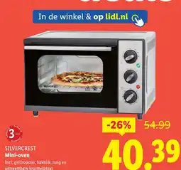Lidl Silver crest Mini oven aanbieding