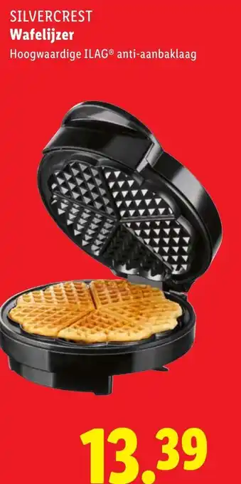 Lidl Silvercrest wafelijzer aanbieding