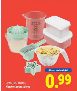 Lidl Livarno home keukenaccessoires aanbieding