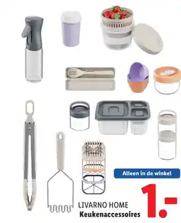 Lidl Livarno home Keukenaccessoires aanbieding
