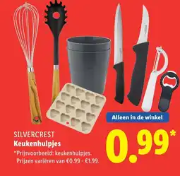 Lidl Silvercrest Keukenhulpjes aanbieding