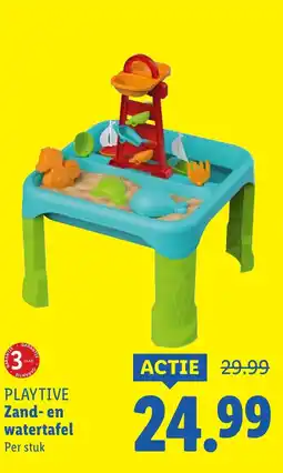 Lidl Playtive Zand en watertafel aanbieding