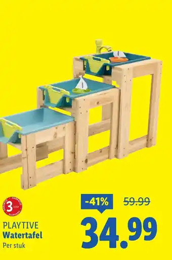 Lidl Playtive watertafel aanbieding