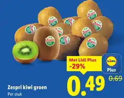 Lidl Zespri kiwi groen aanbieding