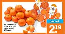 Albert Heijn AH Mandarijnen of Leanri mandarijnen aanbieding