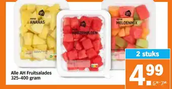 Albert Heijn Alle AH Fruitsalades aanbieding