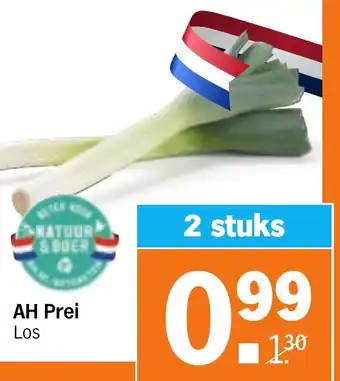 Albert Heijn AH Prei aanbieding