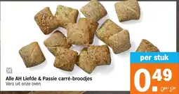 Albert Heijn Alle AH Liefde & Passie carré-broodjes aanbieding