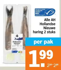 Albert Heijn Alle AH Hollandse Nieuwe haring aanbieding