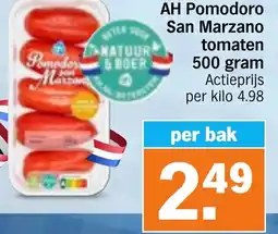 Albert Heijn AH Pomodoro San Marzano tomaten aanbieding