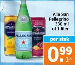 Albert Heijn Alle San Pellegrino aanbieding