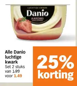 Albert Heijn Alle Danio luchtige kwark aanbieding