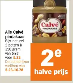 Albert Heijn Alle Calvé pindakaas aanbieding