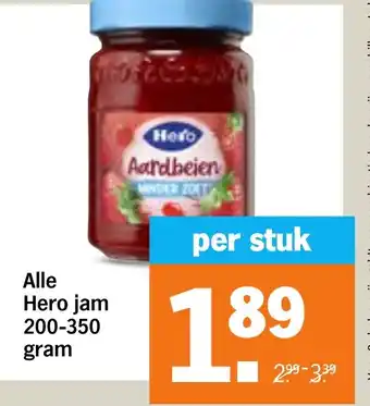 Albert Heijn Alle Hero jam aanbieding
