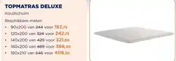 TotaalBED Topmatras Deluxe | Koudschuim | 70x200 aanbieding