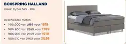 TotaalBED Boxspring Halland | 140x200 | voorraad aanbieding