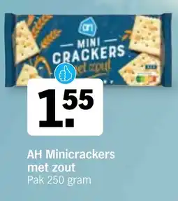 Albert Heijn AH Minicrackers met zout aanbieding