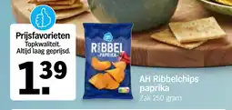 Albert Heijn AH Ribbelchips paprika aanbieding