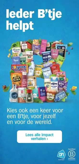 Albert Heijn leder B'tje helpt aanbieding