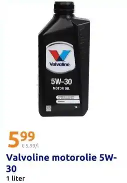 Action Valvoline motorolie 5W-30 aanbieding